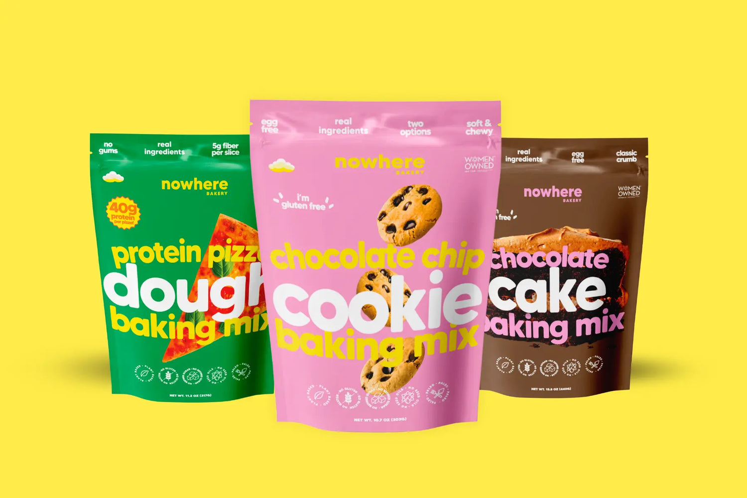 Nowhere Bakery Baking Mix Lineup