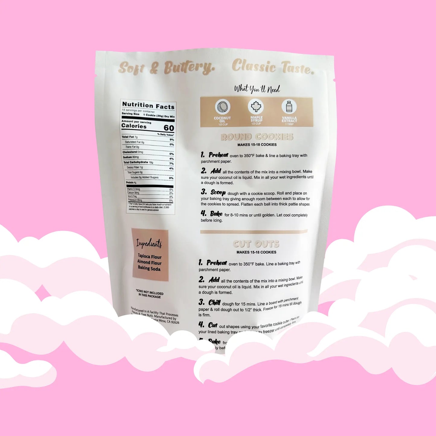Sugar Cookie Baking Mix - Nowhere Bakery