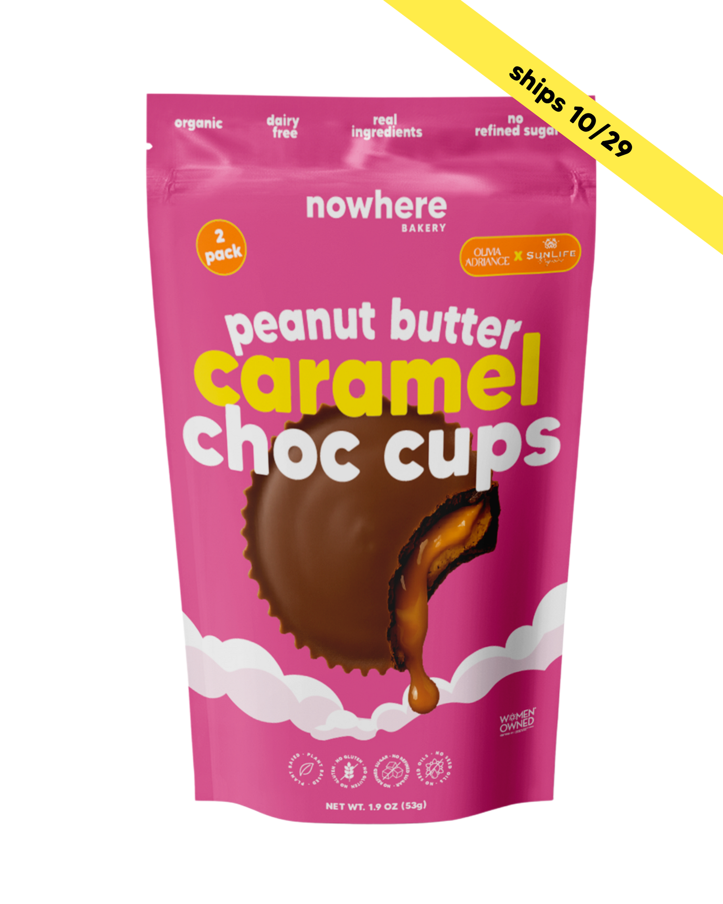 Peanut Butter Caramel Cups (2 per bag) with @olivia.adriance