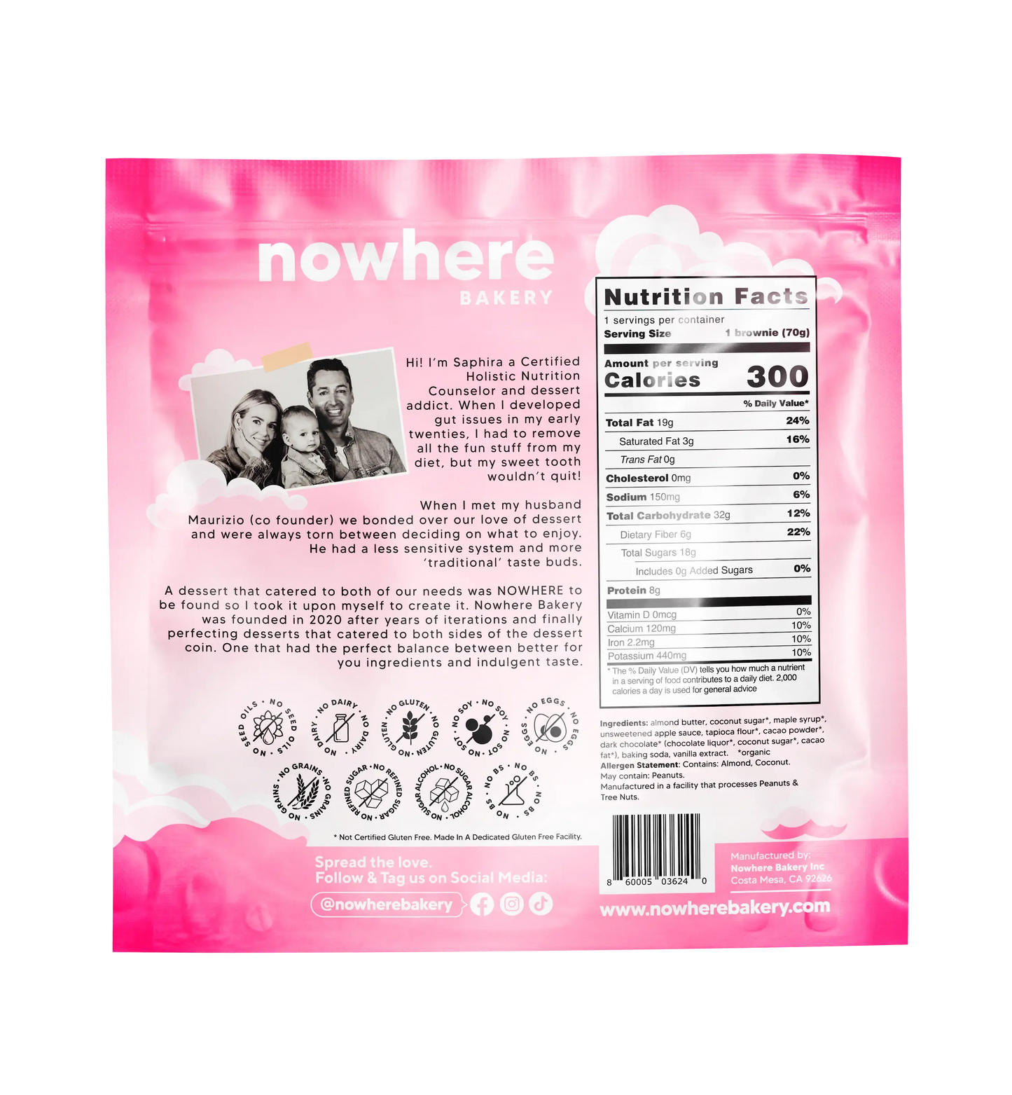 Brownies - Nowhere Bakery