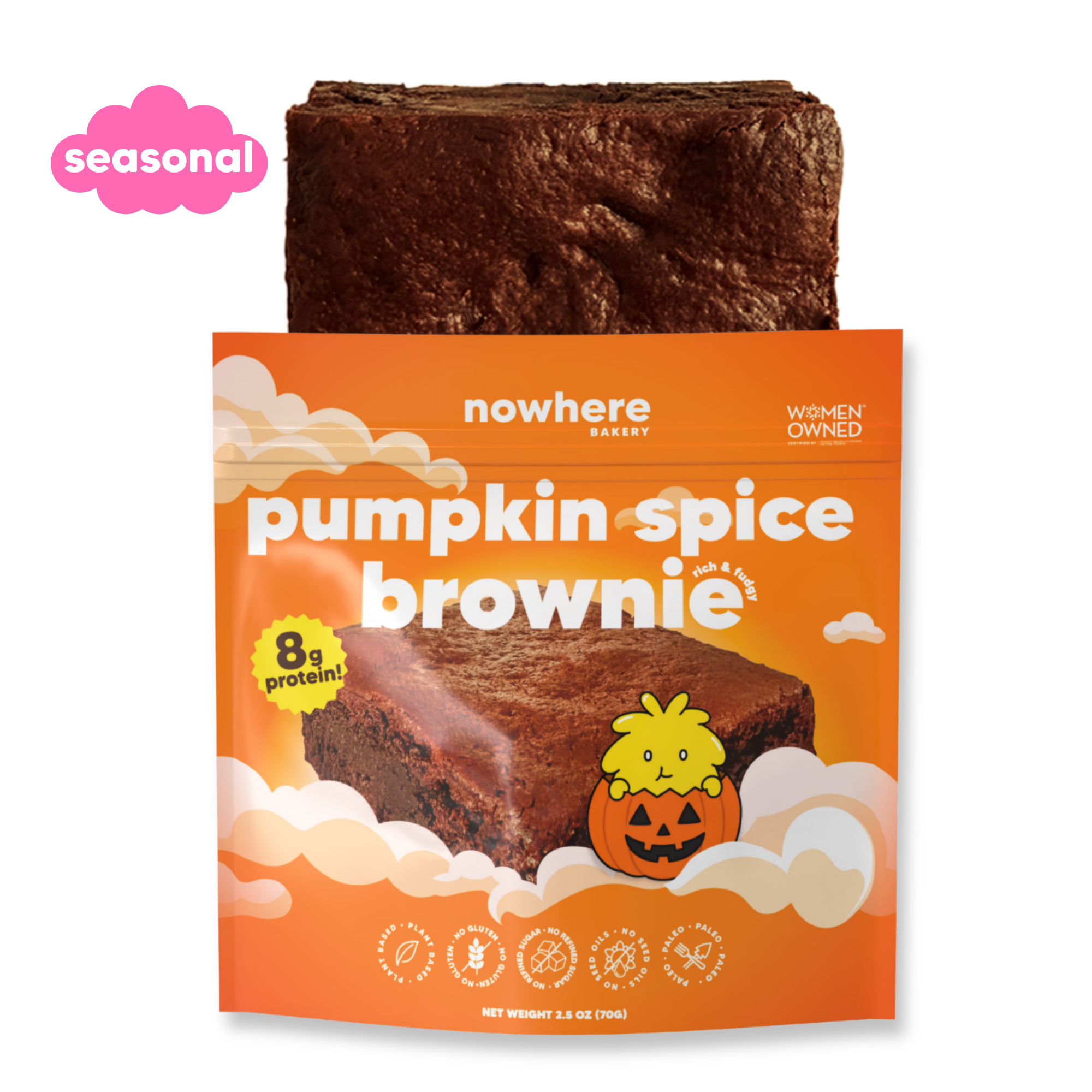 Pumpkin Spice Brownie