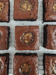 Caramel Pumpkin Spice Brownies