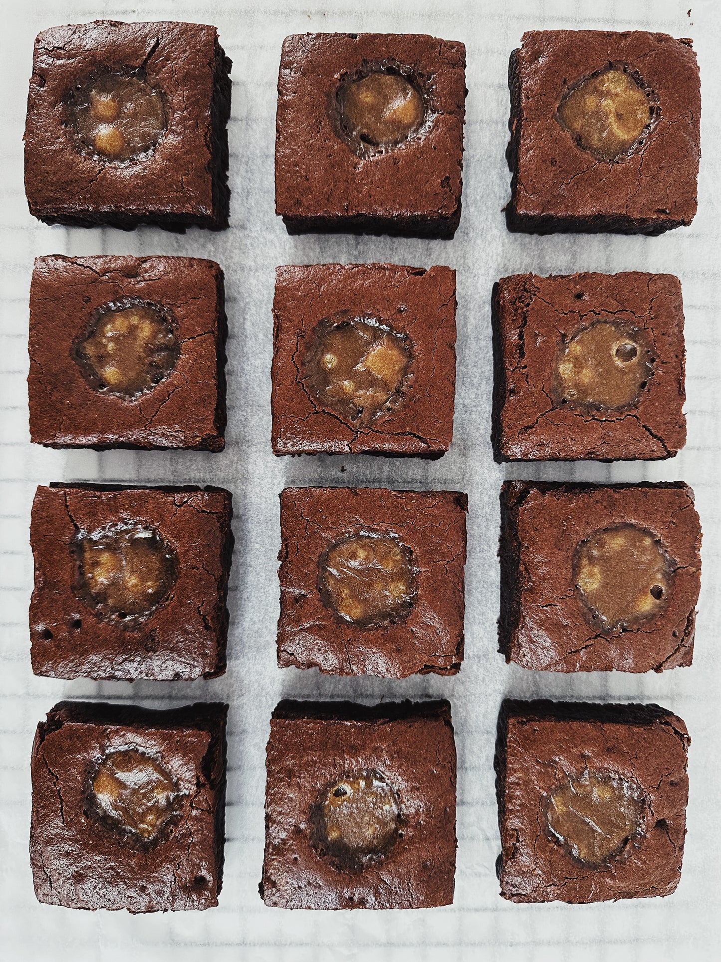 Nowhere Bakery Caramel Pumpkin Spice Brownies