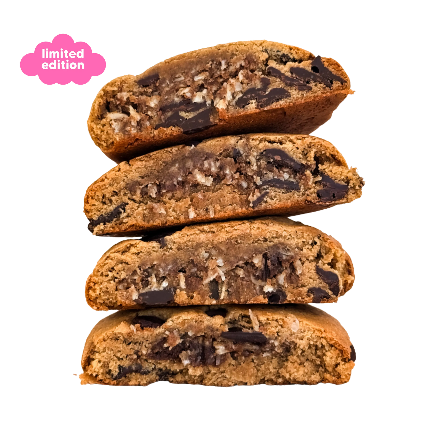 Protein Stuffed Samoa Cookie with @lilsipper Nowhere Bakery