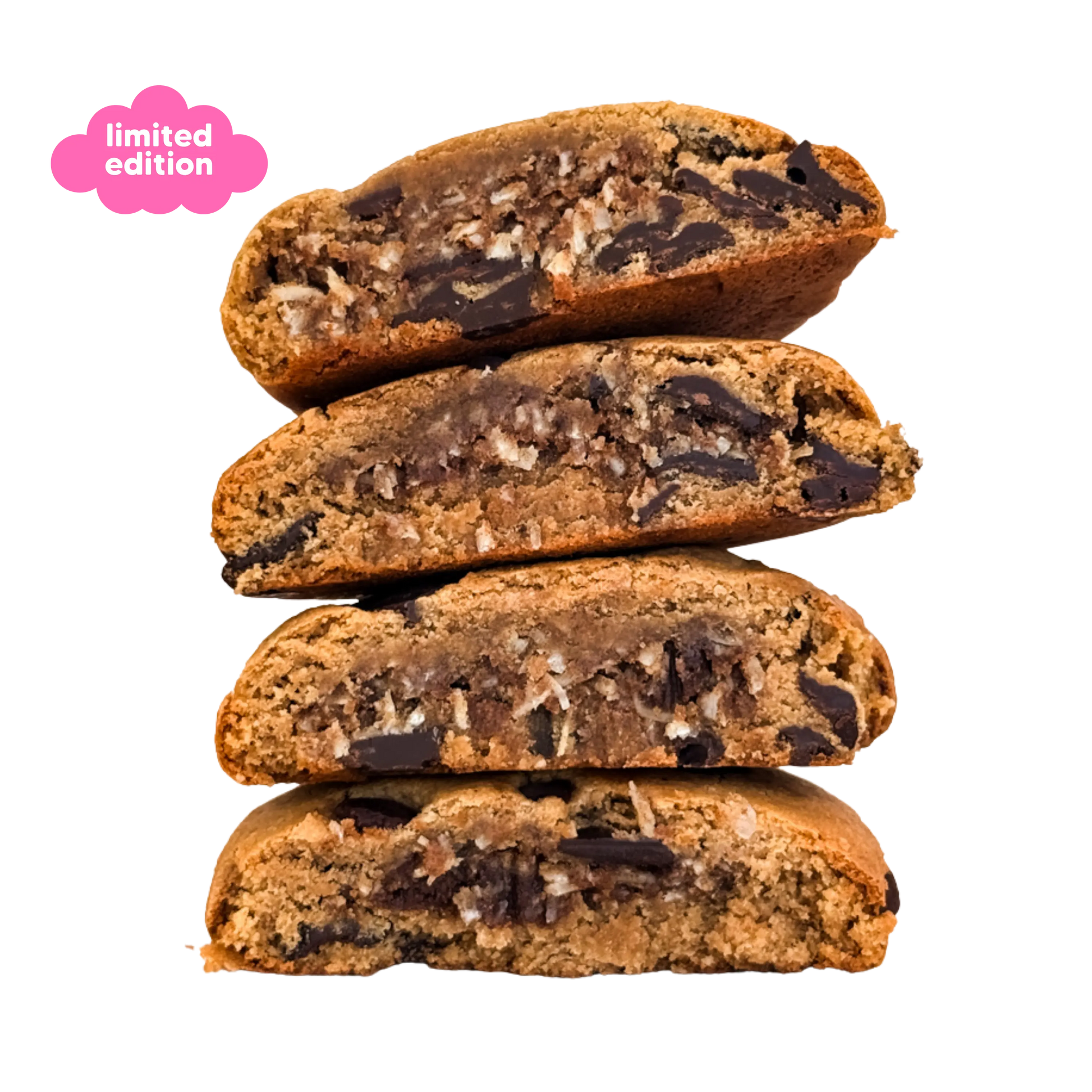 Protein Stuffed Samoa Cookie with @lilsipper Nowhere Bakery