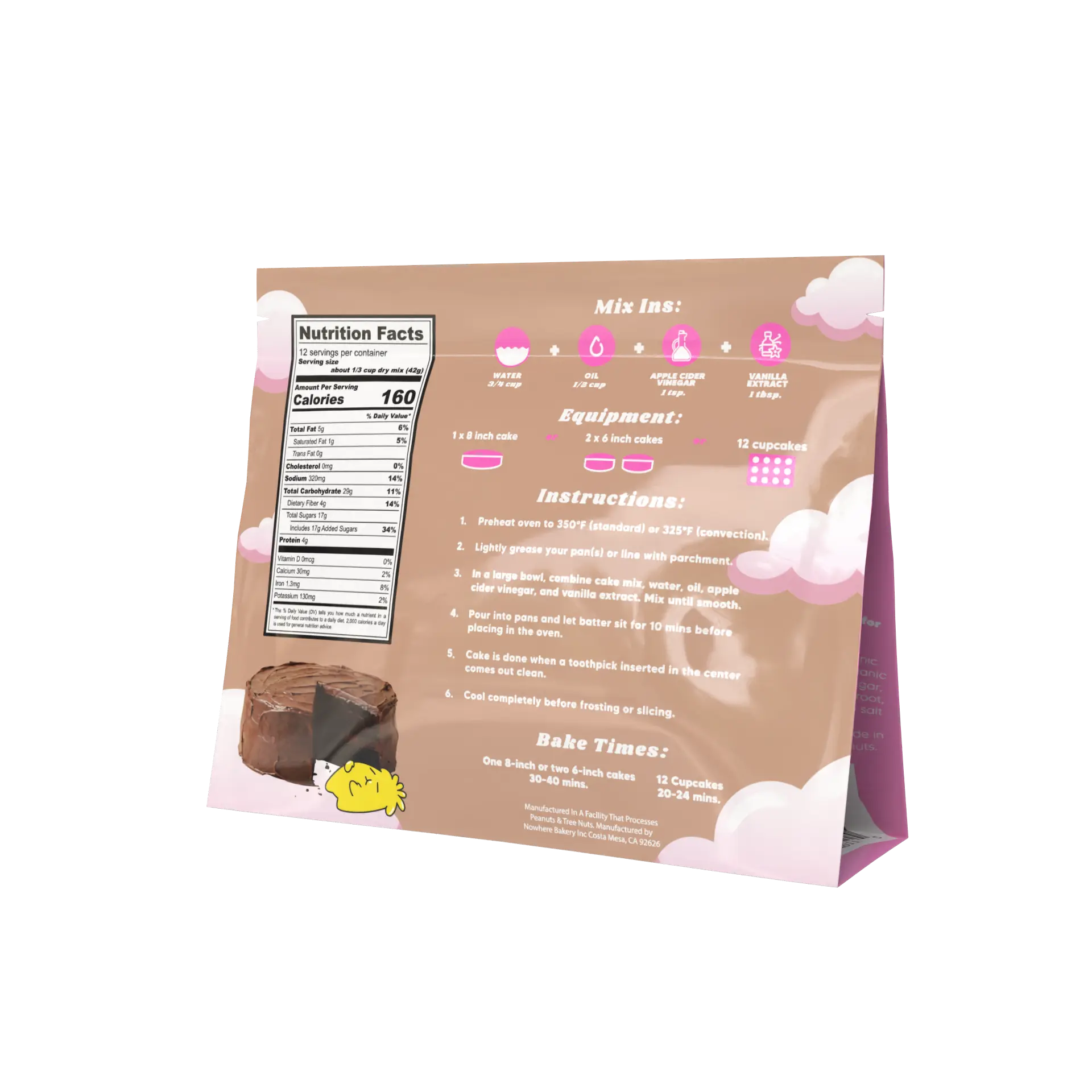 Chocolate Cake Baking Mix Nowhere Bakery