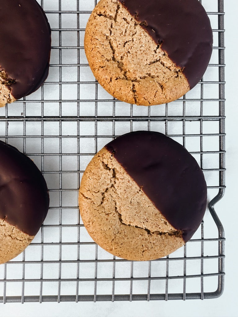 Orange Choc Dipped Cookie