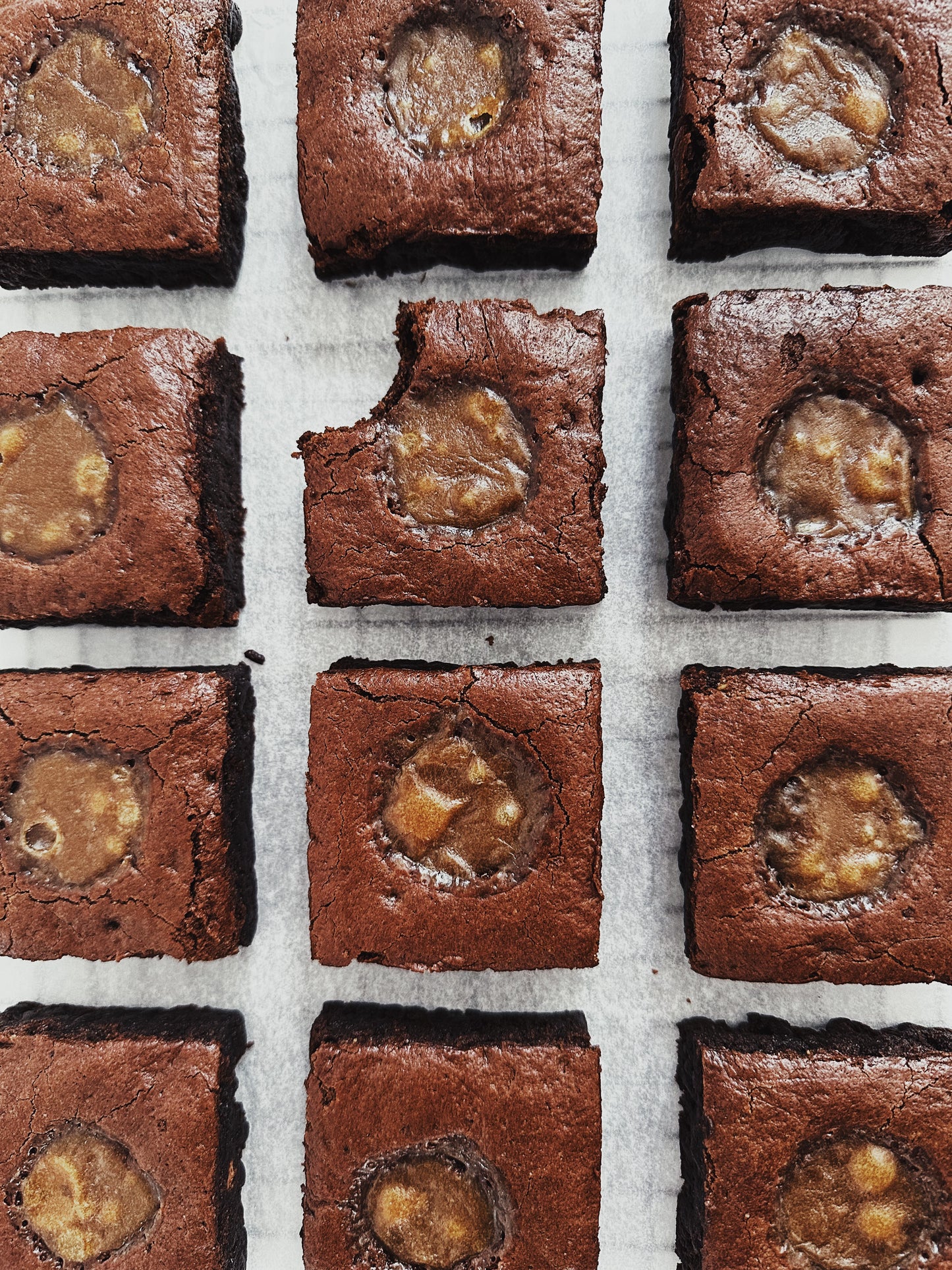 Nowhere Bakery Caramel Pumpkin Spice Brownies