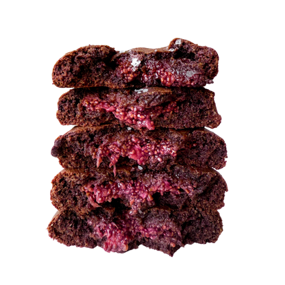 The Raspberry Stuffed Valentines Cookie