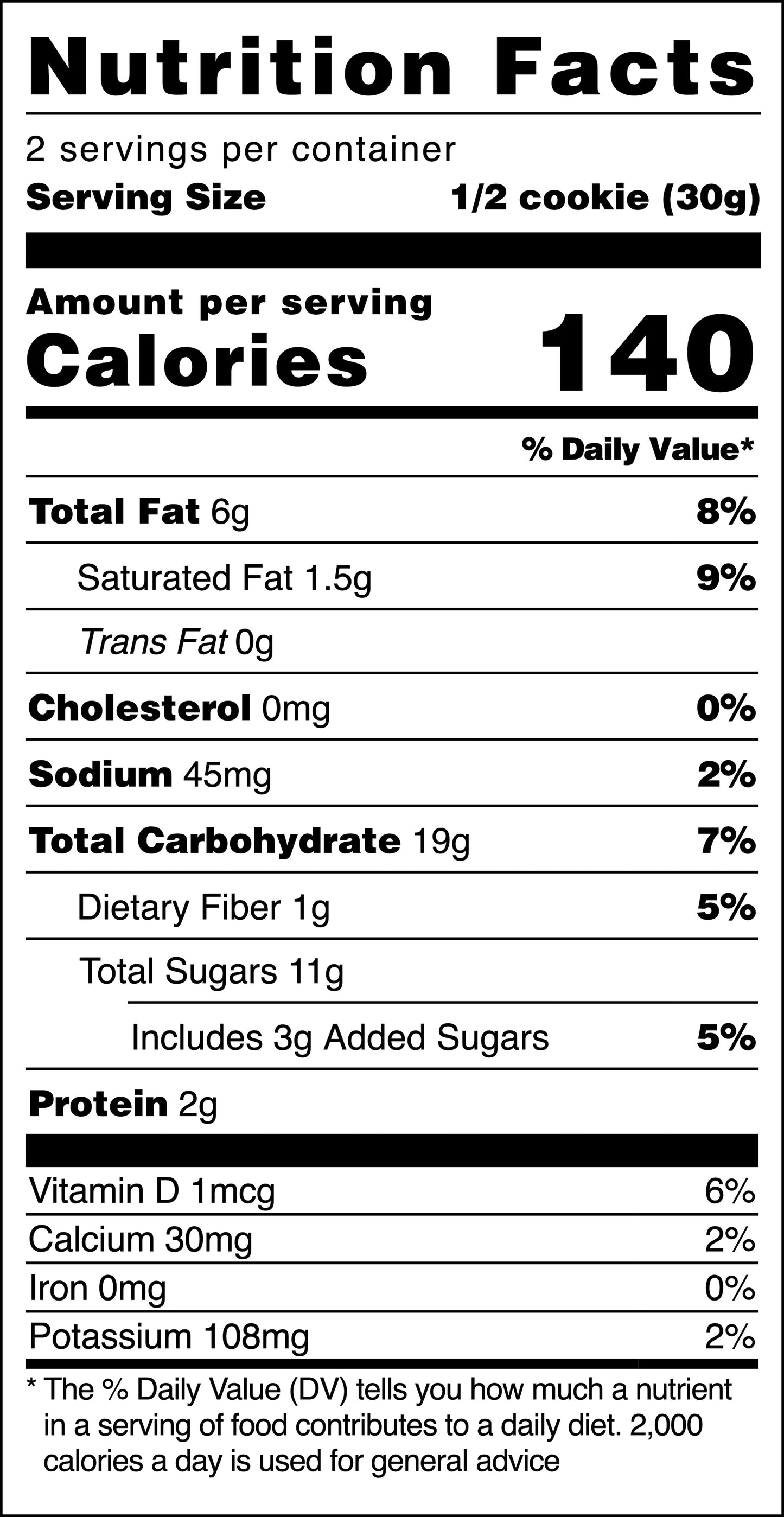 @rachaelsgoodeats Candy Bar Cookie by Nowhere Bakery nutritional facts