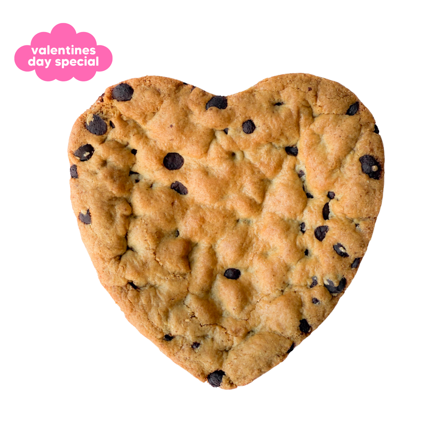 Valentines Heart Cookie Cake