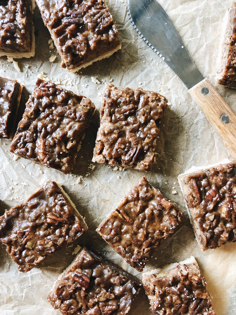 Nowhere Bakery Paleo Pecan Pie Bars